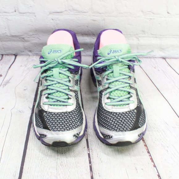 Asics Gel Cumulus 16 Blue Mesh Breathable Running Shoes Size US 7.5 - Picture 5 of 9